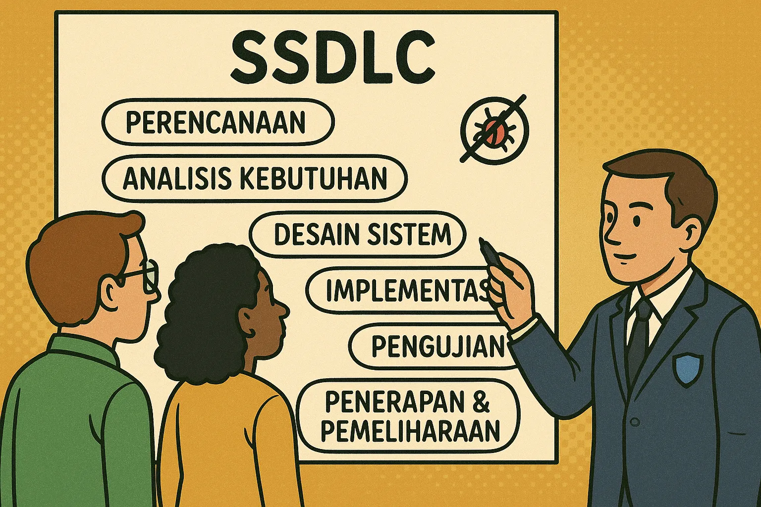 Ilustrasi Pengembangan Aplikasi Menggunakan Secure-SDLC